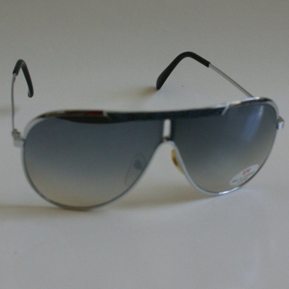NWTVintage 80's/90's fashion aviator w/ snake skin pattern on top bar sunglasses